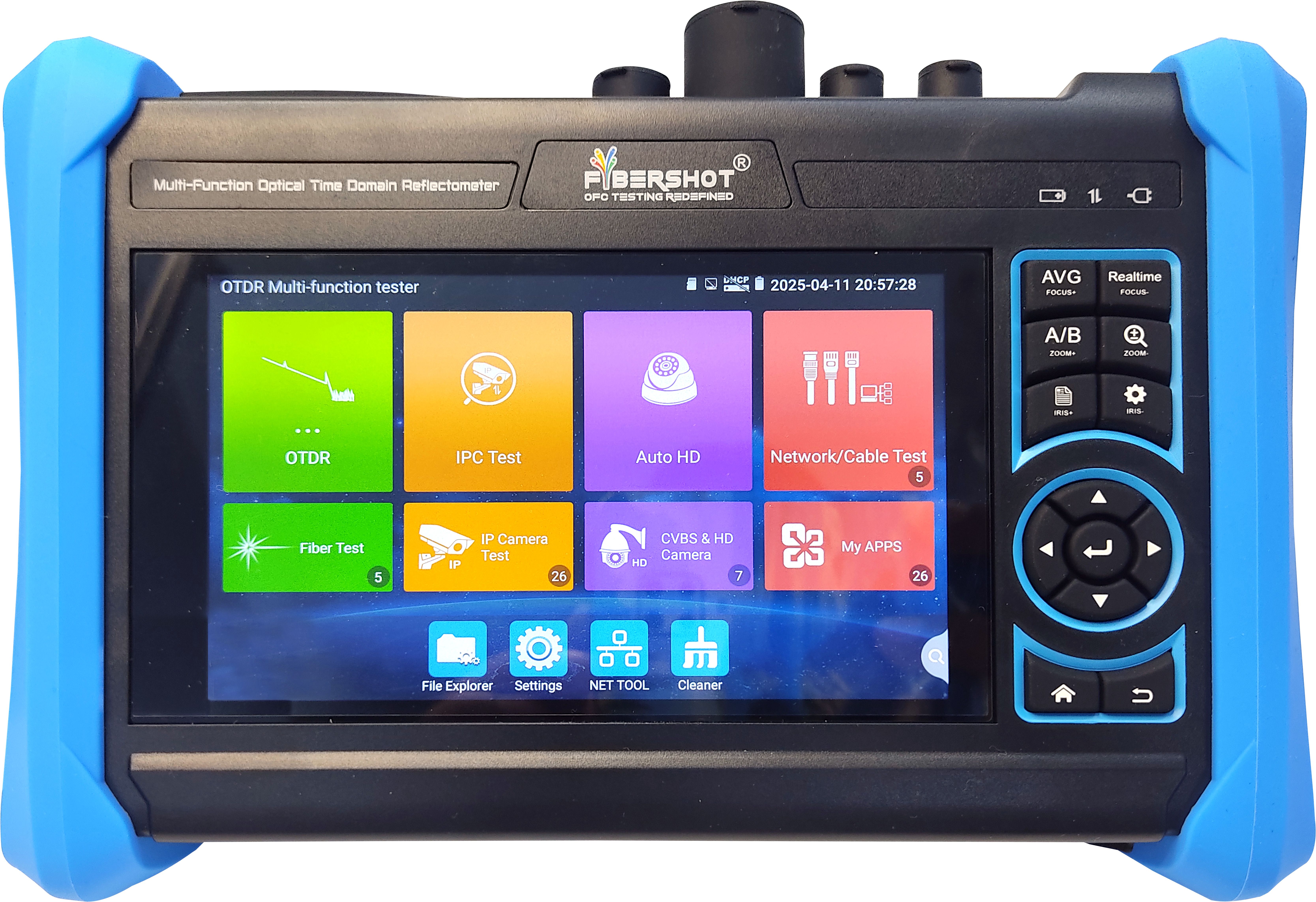 Fibershot Multi-Function C6 Pro OTDR Optical Fiber Tester– The Ultimate All-in-One Fiber & Surveillance Network Analyzer